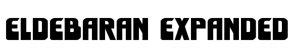 Eldebaran Expanded Font Image