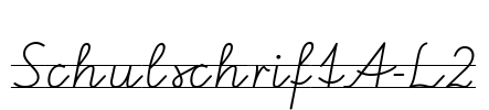 SchulschriftA-L2 Font Image
