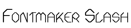 Fontmaker Slash