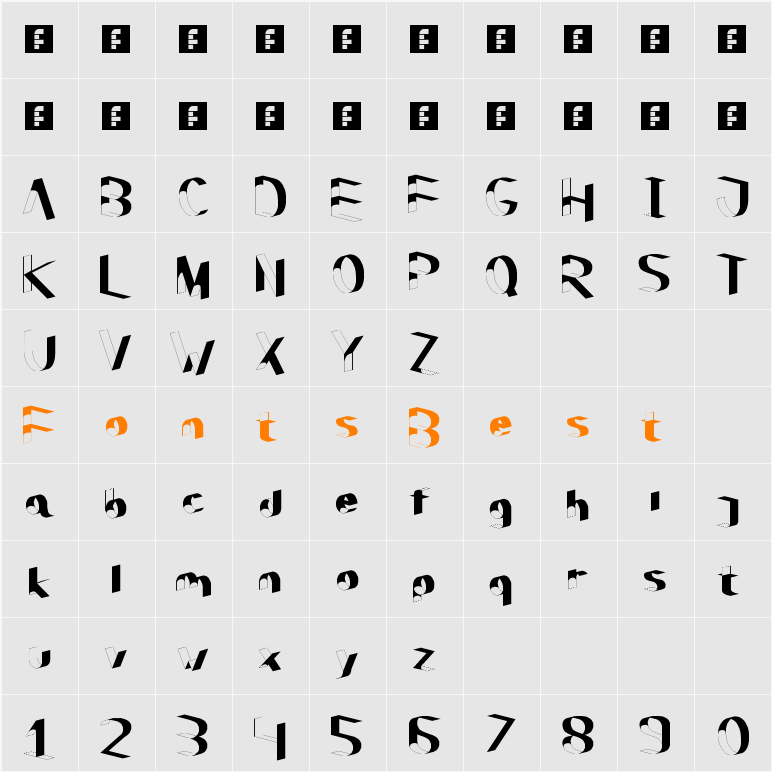Poser Character Map