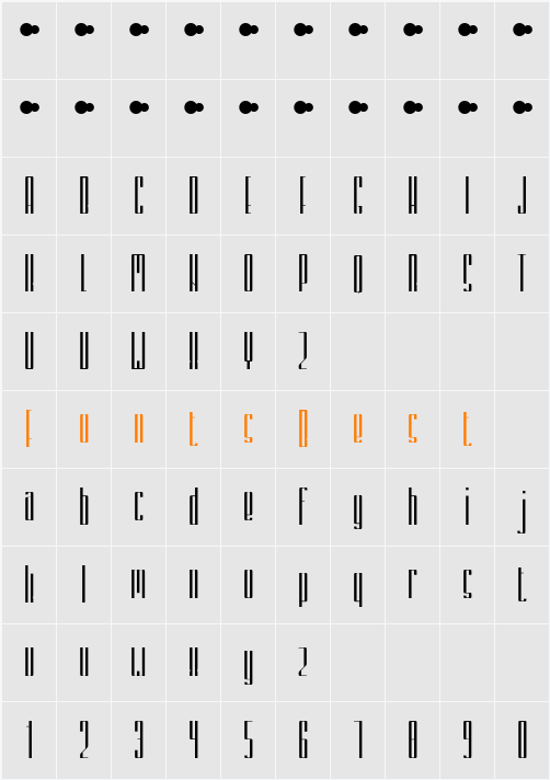 zemiakovy salat CE Character Map