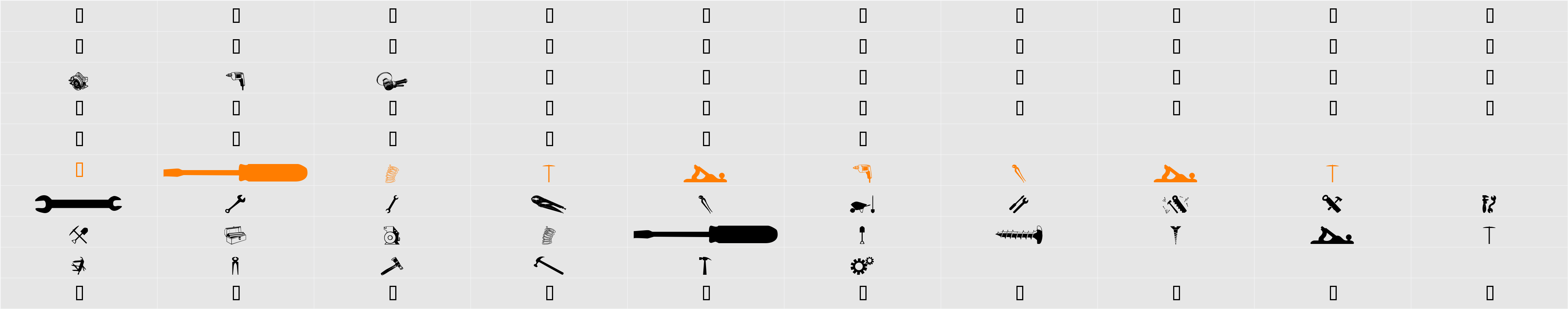 wmtools1 Character Map