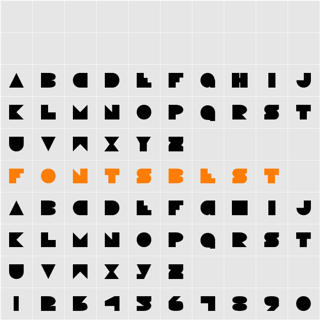 Disco Deck Character Map