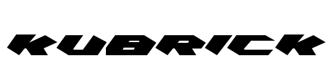 Kubrick Font Image