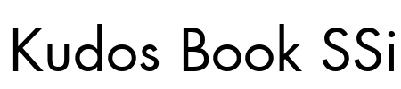 Kudos Book SSi Font Image