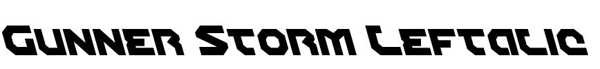 Gunner Storm Leftalic