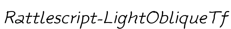 Rattlescript-LightObliqueTf