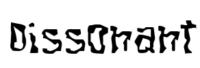 Dissonant Font Image