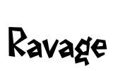 Ravage Font Image