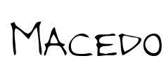 Macedo Font Image