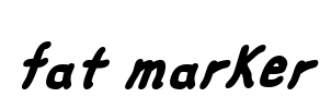fat marker
