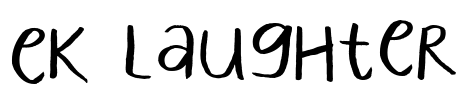 EK Laughter Font Image