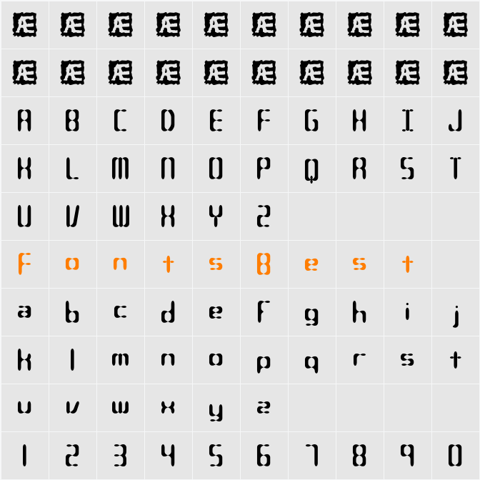 Compliant Confuse 2s (BRK) Character Map