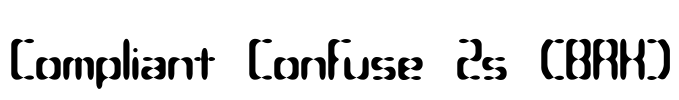 Compliant Confuse 2s (BRK)