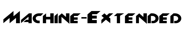 Machine-Extended Font Image