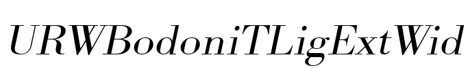 URWBodoniTLigExtWid