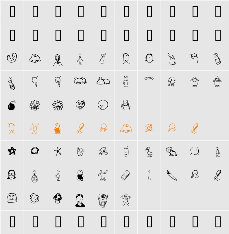Tombats Four Character Map
