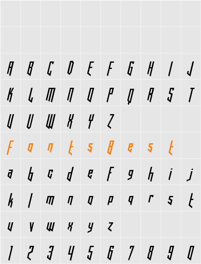 Hooked Up 101 Character Map