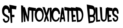 SF Intoxicated Blues Font Image