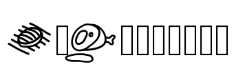 PWFoodcons Font Image