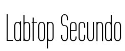 Labtop Secundo Font Image