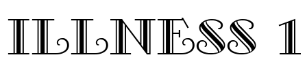Illness 1 Font Image