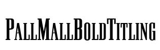PallMallBoldTitling