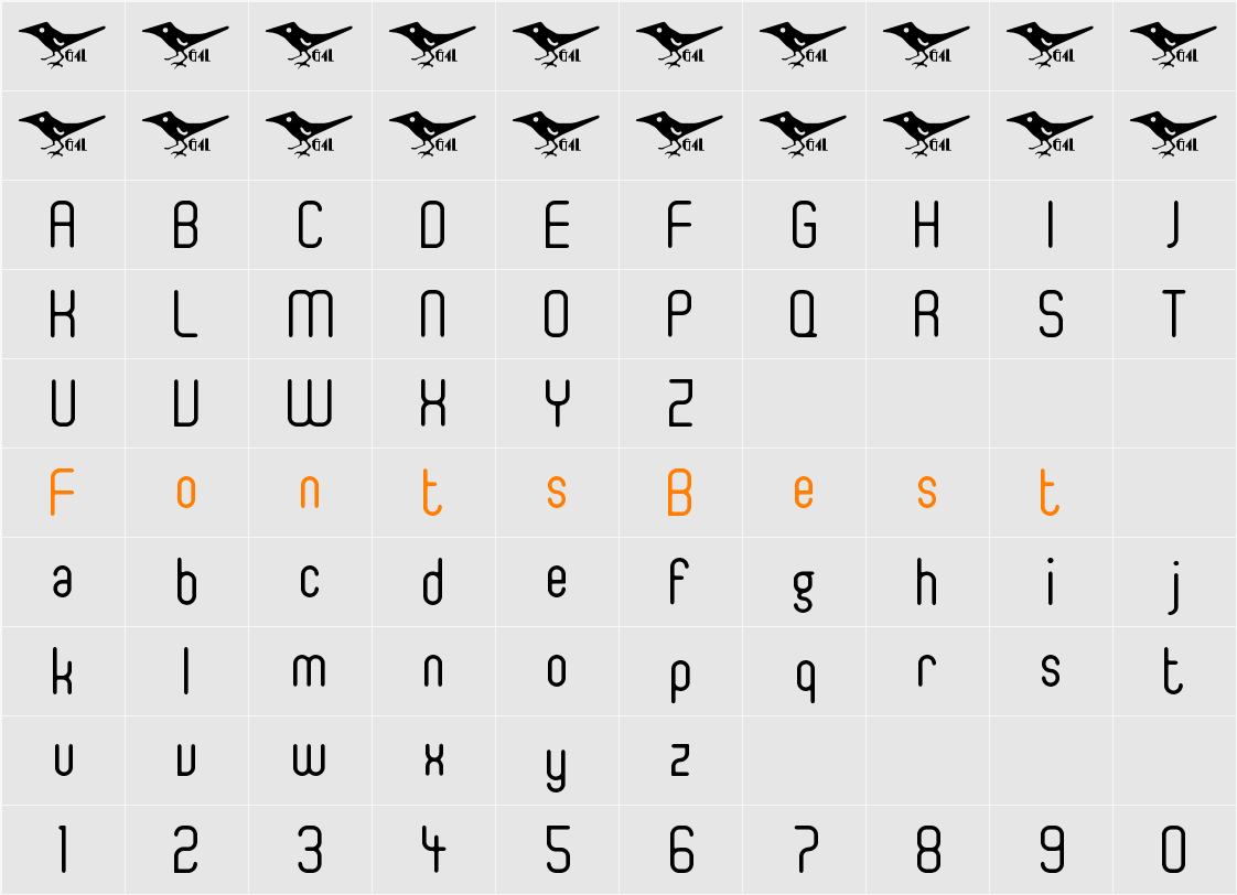 Ger4ronL Cond Character Map