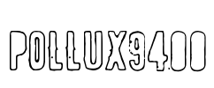 POLLUX9400 Font Image