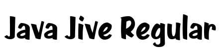 Java Jive Regular Font Image