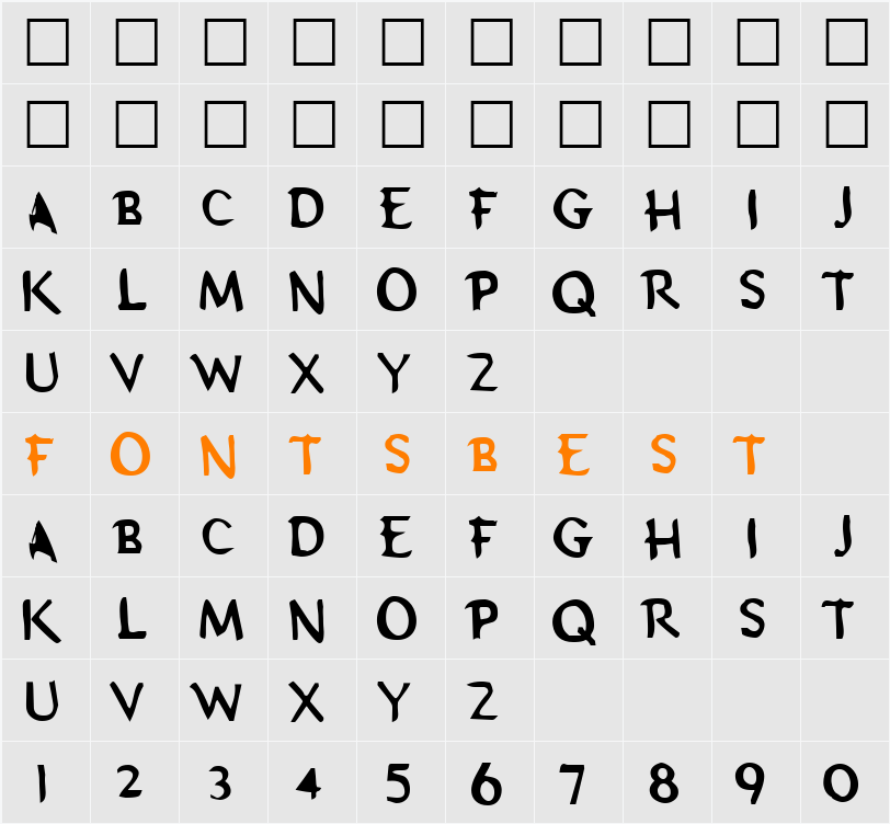 Schooldaze Character Map