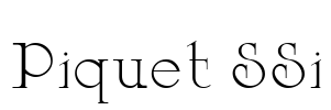 Piquet SSi Font Image
