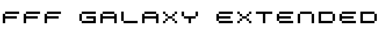 FFF Galaxy Extended Font Image