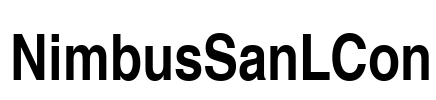 NimbusSanLCon Font Image