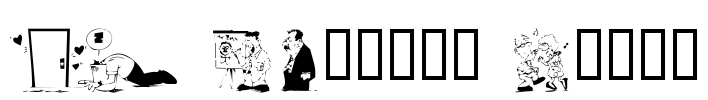 KR Office Party Font Image