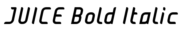 JUICE Bold Italic Font Image