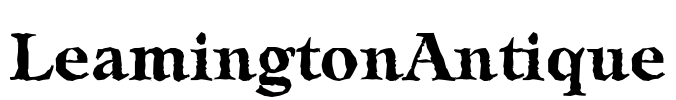 LeamingtonAntique Font Image