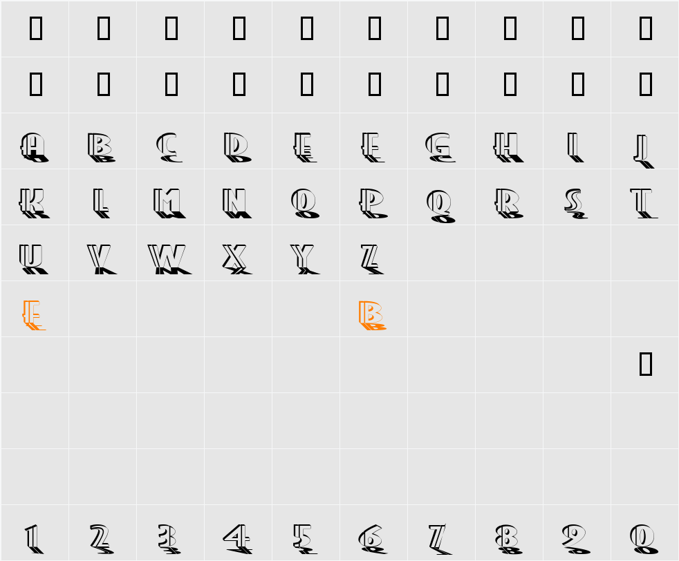 GrandPrix Character Map
