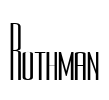 Rothman Font Image