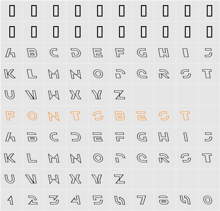 SF Solar Sailer Outline Character Map