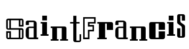 SaintFrancis Font Image
