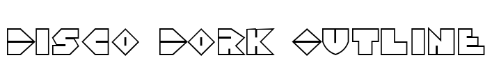 Disco Dork Outline
