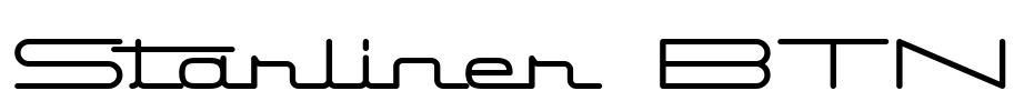 Starliner BTN Font Image