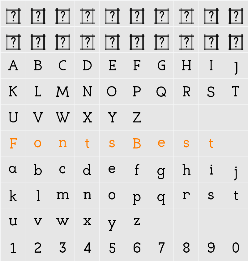 Eligible Character Map