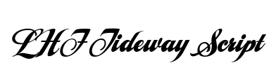LHF Tideway Script Font Image