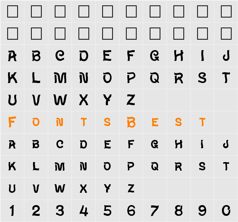 Wave Character Map
