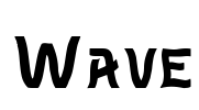 Wave Font Image
