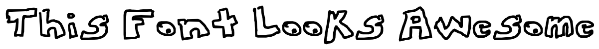 This Font Looks Awesome