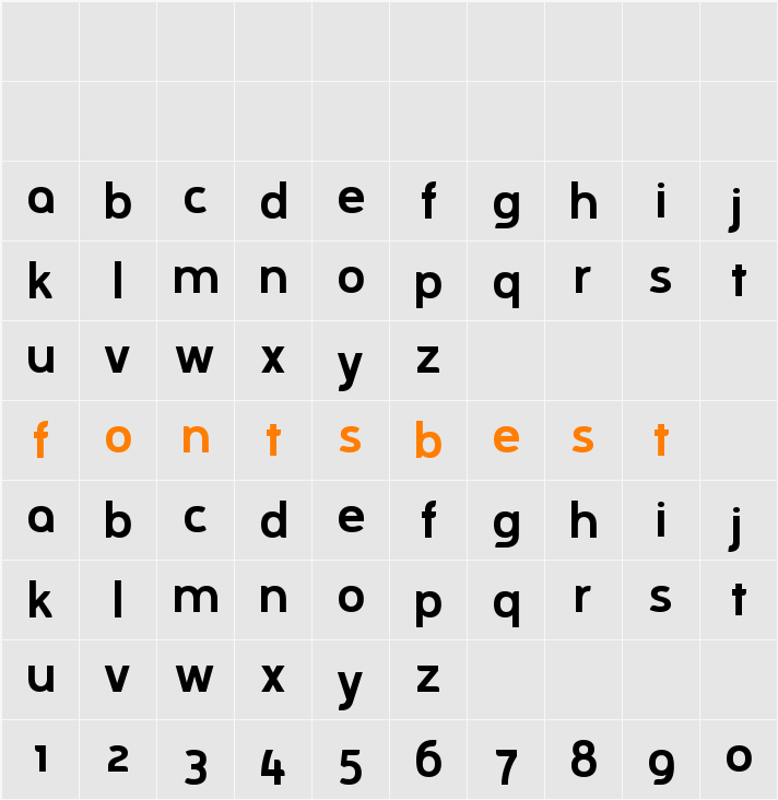 Seez Character Map