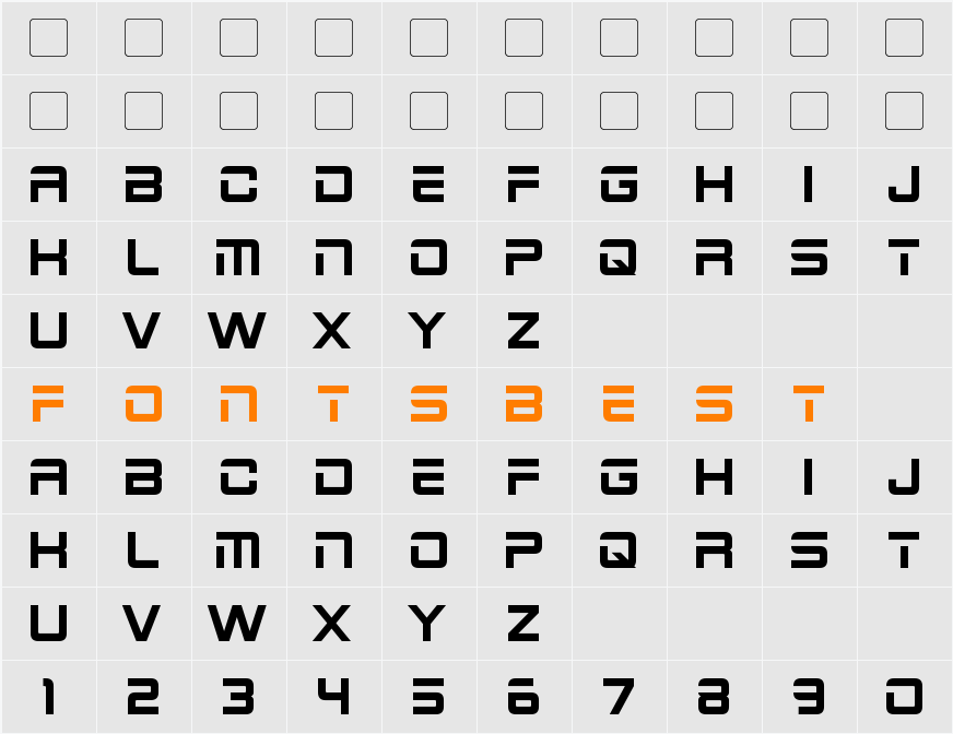 2015 Cruiser Character Map